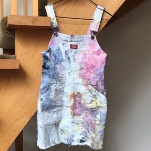 NWOT free people tie-dye skirtall overall dress
